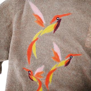 SACCHARINE | Hummingbird Turtleneck Knit Sweater