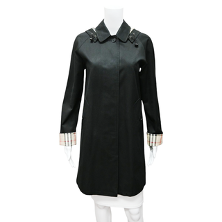 BURBERRY LONDON | Carmen Black Cotton Coat