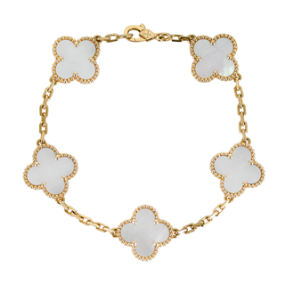 VAN CLEEF & ARPELS | Vintage Alhambra Mother of Pearl Bracelet