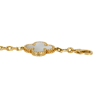 VAN CLEEF & ARPELS | Vintage Alhambra Mother of Pearl Bracelet