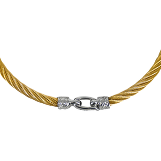 ALOR | Pave Diamond Stainless Steel Cable Bracelet