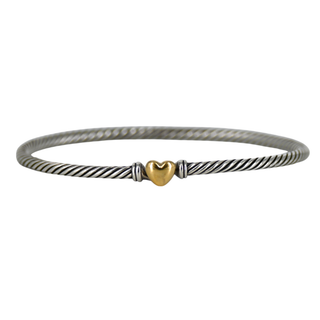 DAVID YURMAN | Classic Cable Heart Station Bracelet