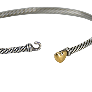 DAVID YURMAN | Classic Cable Heart Station Bracelet