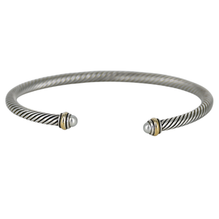 DAVID YURMAN | Pearl Classic Cable Cuff Bracelet