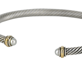 DAVID YURMAN | Pearl Classic Cable Cuff Bracelet