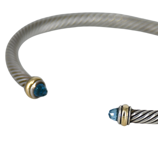 DAVID YURMAN | Blue Topaz Classic Cable Cuff Bracelet