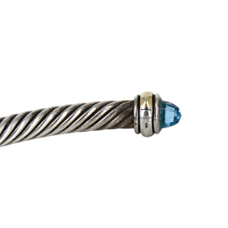 DAVID YURMAN | Blue Topaz Classic Cable Cuff Bracelet