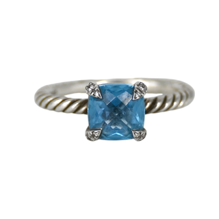 DAVID YURMAN | Blue Topaz Chatelaine Ring