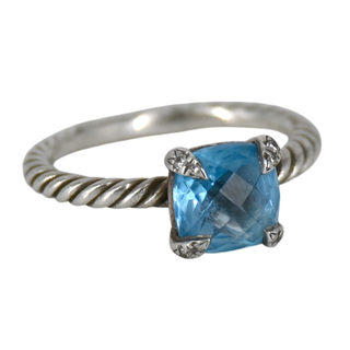 DAVID YURMAN | Blue Topaz Chatelaine Ring