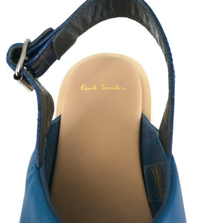 PAUL SMITH | Logan Blue Crisscross Leather Sandals