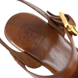 TORY BURCH | Tatum Leather Wooden Wedges