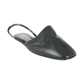 PEDRO GARCIA | Black Leather Slingback Flats