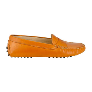 TODS | Gommino Orange Leather Loafers