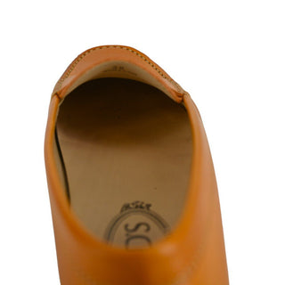 TODS | Gommino Orange Leather Loafers