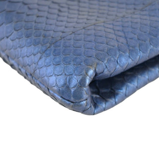 CHANEL | Metallic Crocodile Leather Clutch