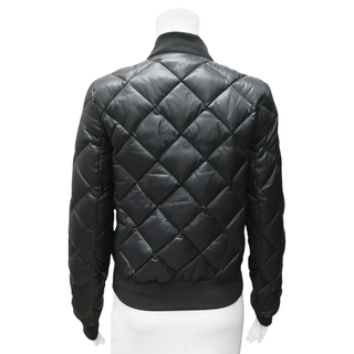 ALO YOGA | Black Puffer Bomber Jacket