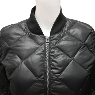 ALO YOGA | Black Puffer Bomber Jacket