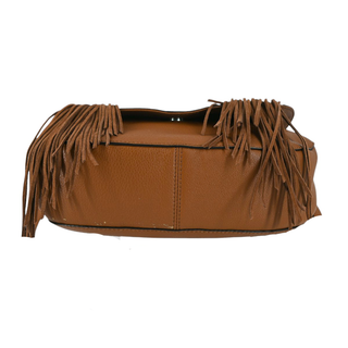 DVF | Boho Leather Fringe Messenger Bag