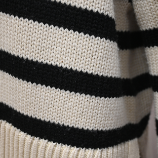 TOTEME | Signature Neutral Stripe Turtleneck Sweater