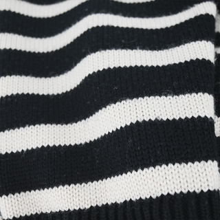 TOTEME | Signature Black Stripe Turtleneck Sweater