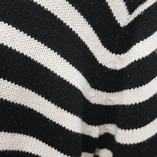 TOTEME | Signature Black Stripe Turtleneck Sweater
