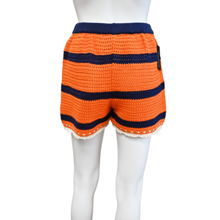 LA DOUBLE J' | Salt'N'Vinegar Striped Knit Shorts