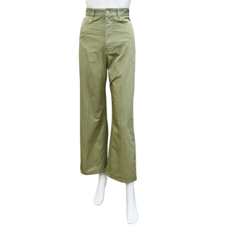 LOEWE | Sage Green Wide-Leg Pants