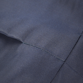 DIOR | Navy Silk Zip Short-Sleeve Jacket