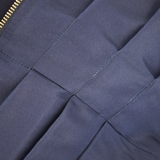 DIOR | Navy Silk Zip Short-Sleeve Jacket