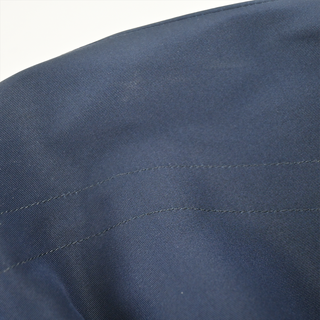 DIOR | Navy Silk Zip Short-Sleeve Jacket