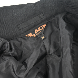 COMME DES GARCONS | Black Polyester Distressed Blazer