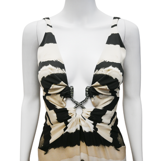 ROBERTO CAVALLI | Multicolor Silk-Blend Maxi Dress