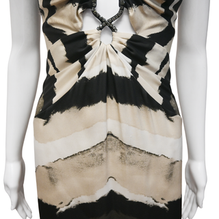 ROBERTO CAVALLI | Multicolor Silk-Blend Maxi Dress