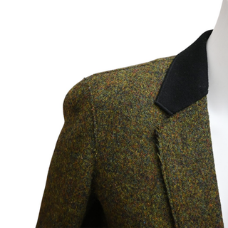 CELINE | Green Heathered Wool Blazer
