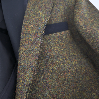 CELINE | Green Heathered Wool Blazer