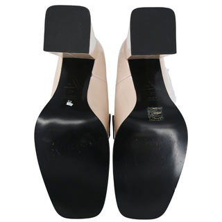 GIAMPAOLO VIOZZI | Nude Patent Leather Heeled Loafers