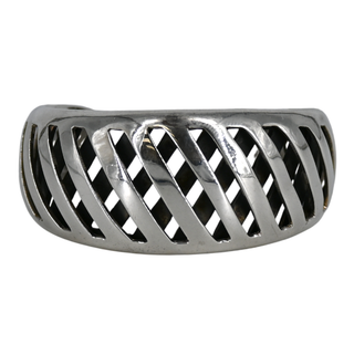 &nbsp; | Sterling Silver Woven Lattice Cuff Bracelet
