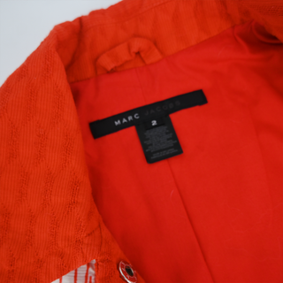 MARC JACOBS | Red-Orange Textured Jacket