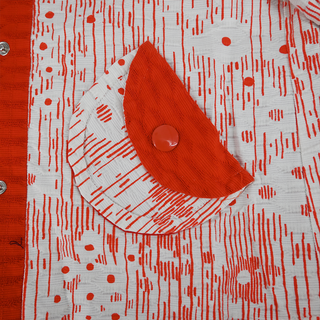 MARC JACOBS | Red-Orange Textured Jacket