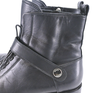 FENDI | Black Leather Booties