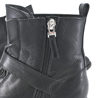 FENDI | Black Leather Booties