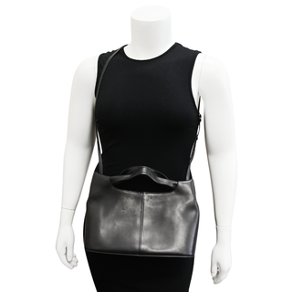 THE ROW | Camden Black Leather Shoulder Bag