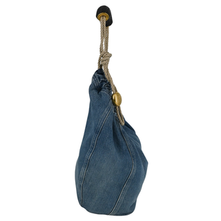 LOEWE | Washed Denim Medium Squeeze Bag