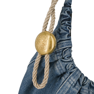 LOEWE | Washed Denim Medium Squeeze Bag