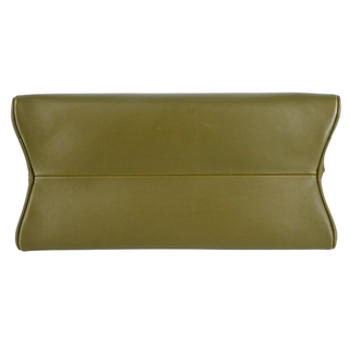 KHAITE | Olive Green Cate Leather Handle Bag