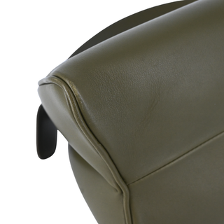 KHAITE | Olive Green Cate Leather Handle Bag