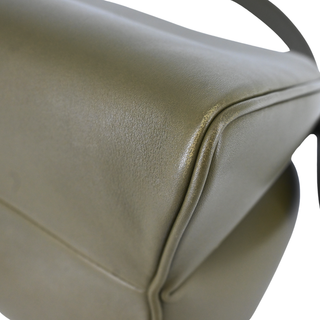 KHAITE | Olive Green Cate Leather Handle Bag