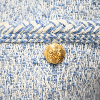 CELINE | Blue & White Tweed Jacket