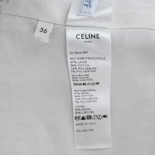 CELINE | Blue & White Tweed Jacket