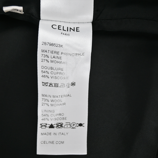 CELINE | Collarless Wool-Blend Button-Up Jacket